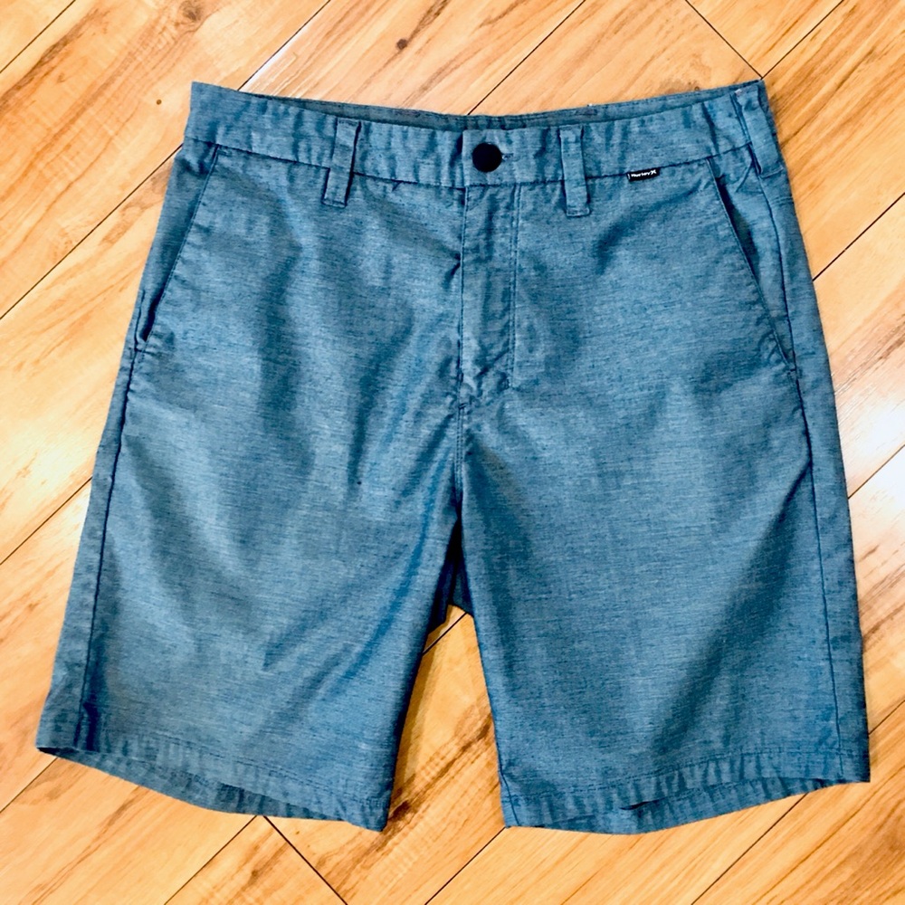 Mens Hurley preppy blue board shorts nautical coastal tag size 30  beach summer